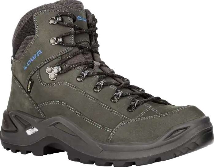 Lowa Renegade GTX Mid Anthracite Steelblue 48 1 2 UK 13 uw specialist in outdoor wintersport hockey en meer